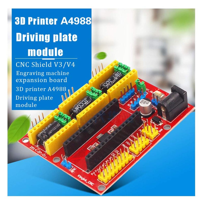 Ximimark 2Pcs V3 Engraver 3D Printer CNC Expansion Shield Board A4988 Driver Board for Arduino - Image 3